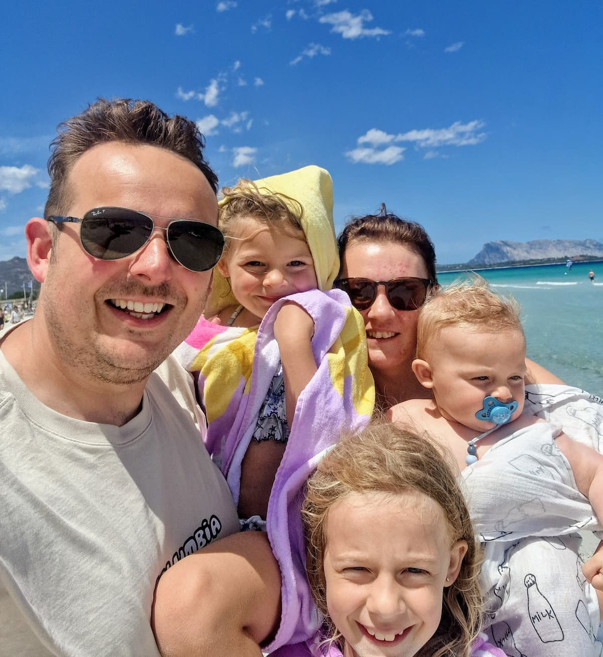 Thomas with his kids